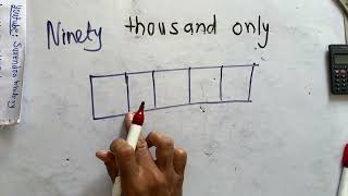 Ninety thousand only  90000 Spelling hindi english  Hindi [upl. by Gwen]