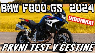 Exkluzivní recenze novinky BMW F800 GS 2024  První video test v Česku [upl. by Shaffert]