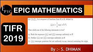 TIFR 2019 MATHEMATICS SOLUTION  EPIC MATHEMATICS [upl. by Un]