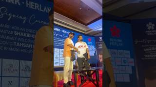 Tahsan Khan amp Shakib Khan together  Grand Signing Ceremony  Remark  Herlan [upl. by Paddie110]