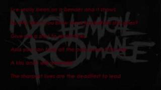 My Chemical Romance  The Sharpest Lives lyrics [upl. by Enerehs]