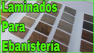 Distintos laminados para ebanistería y facias en pvc marcas de laminado y donde conseguirlos [upl. by Enovi]