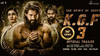 KGF chapter 3 Official Trailer Release 2024  Tseries  KGF tasers RLEASE kgf3 tseries yash [upl. by Ablem]