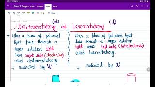 dextrorotory and levorotatory neet biomolecules carbohydrate [upl. by Iek]