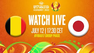 Full Basketball Game  Belgium v Japan hosted by Justin  FIBA U17 Womens Basketball World Cup 2022 [upl. by Marjorie937]