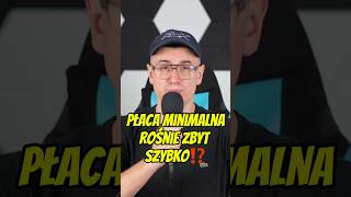 Płaca minimalna rośnie zbyt szybko⁉️informacje pieniądze biznes finanse gospodarka pracownik [upl. by Nelly]