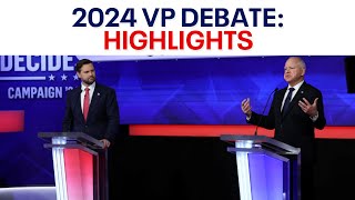 Highlights from 2024 vice presidential debate [upl. by Shiff]