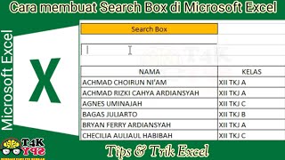 Cara membuat kolom pencarian  SEARCH BAR di Microsoft Excel  Tips amp Trik Excel [upl. by Eerehc518]