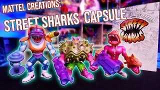 NEW STREET SHARKS  RIPSTER KARKASS amp CLAMBO REVIEW by Mattel Creations [upl. by Grishilda395]