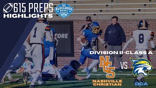 BlueCross Bowl highlights Nashville Christian vs DCA [upl. by Karole573]