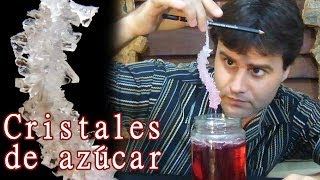 Como hacer cristales de azúcar │ Experimento Fácil [upl. by Ursas980]