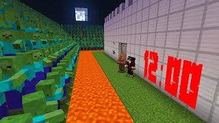 Minecraftda Qishloqi bilan ZOMBIElarga qarshi QALA qurdik  Artifact vs Qishloqi [upl. by Notfa695]