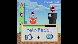 Wait for end  Black bullies Raddy and the ending 😱shorts sprunki minecraft [upl. by Trocki]