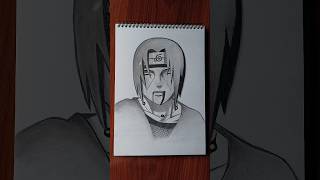 DRAWING itachi uchiha 💔 art anime trending itachiuchiha [upl. by Issie]