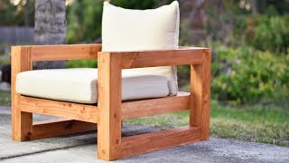 DIY Modern Outdoor Chair [upl. by Notterb287]