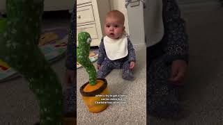 she said im a little bit busy mother baby funny cute talkingcactus cactus toy [upl. by Nide]