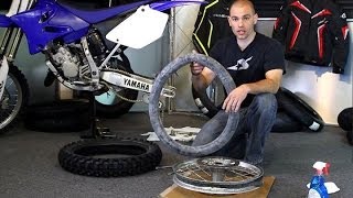 How To Change a Dirt Bike Tire  Motorcycle Superstore [upl. by Enegue137]