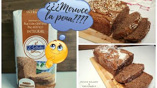 Pan con PREPARADO LIDL 100 INTEGRAL con Centeno en PANIFICADORA  Merece la pena🤔 [upl. by Nirre]