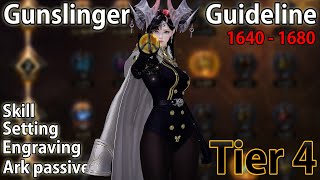 Lost ark Ark passive of Gunslinger Guideline in Tier 4  Pacifist ENG [upl. by Aseeral]