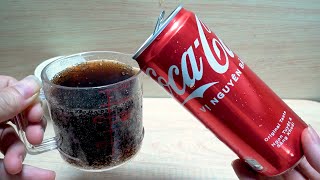 ASMR pouring Coca Cola into a cup to make satisfying sounds Toy ASMR [upl. by Honebein743]