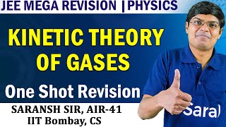 Kinetic Theory of Gases class 11 physics one shot JEE Mega Revision [upl. by Casilda]