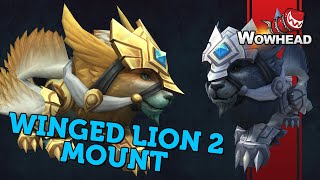 Winged Lion Mount 2  Shadowlands [upl. by Yewed]