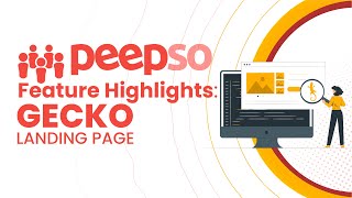 PeepSo Feature Highlights Gecko Landing Page [upl. by Yelyk]