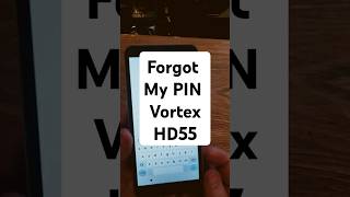 Forgot My Pin Pattern or Password  Vortex HD55 [upl. by Zelikow729]