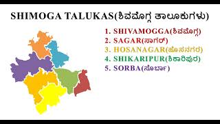 SHIMOGA TALUKS  SHIMOGA DISTRICT  KARNATAKA [upl. by Tomasz]