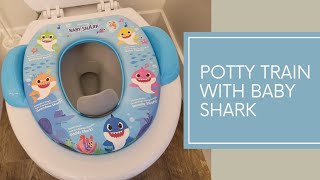 Potty Training Toddlers Will Love This Baby Shark Toilet Seat [upl. by Litta27]