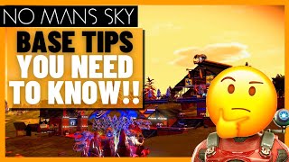 Make Sure You Follow These ESSENTIAL BASE BUILDING TIPS  No Mans Sky Beginner Guide [upl. by Aelahs]