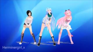 MMD  Aphmau Katelyn and KawaiiChan  Run The World Aphmau Request [upl. by Ominoreg]