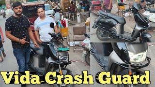 Hero Vida Crash Guard Ise Heavy Accessories Nahi Milegi ridersadda [upl. by Trebmer]