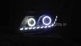 Nissan Terrano LED DRL and Projector headlamps by Customlightsin [upl. by Sielen192]