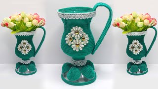 Plastic Bottle Flower Vase DIY Ideas  Best Out of Waste  Ide Kreatif Vas Bunga dari Botol Bekas [upl. by Rehtae664]