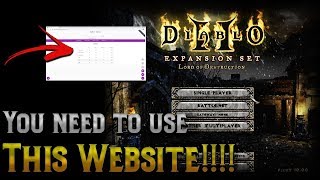 You have to use this amazing Diablo 2 website  How to track you Holy Grail Progress [upl. by Ecirahc]