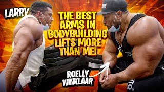 OLYMPIAN WITH THE BEST ARMS IN BODYBUILDING  ROELLY WINKLAAR [upl. by Itnavart]