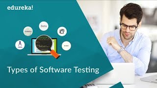 Types of Software Testing  Software Testing Certification Training  Edureka [upl. by Ynohtona563]