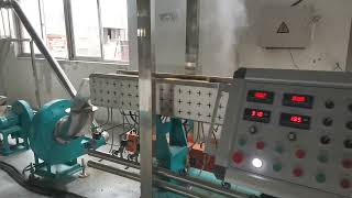 Yongte Wood plastic WPC extrusion granulator machine [upl. by Weksler656]