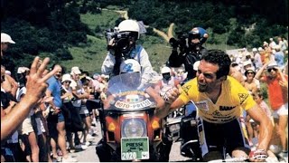 Tour 1986 PauLuchonSuperbagnères Greg Lemond vence la etapa y se acerca en la general [upl. by Nettle]