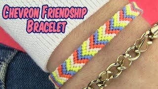 DIY Chevron Friendship Bracelet [upl. by Aekerly607]