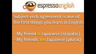 Advanced Subject Verb Agreement in English [upl. by Boardman928]