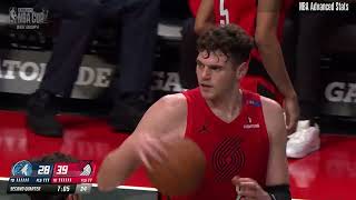 Donovan Clingan 4 pts 6 reb 1 blk vs Minnesota Timberwolves  20241112 [upl. by Kathy]