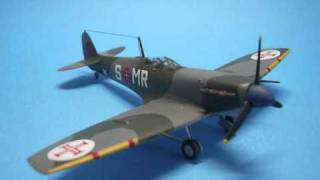 REVELL 172 Spitfire MkVb  A Double Build Review [upl. by Aneekas]