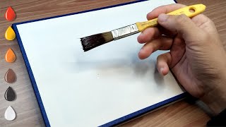 The Easiest Sunset to Paint  Acrylic Painting For Beginners [upl. by Negriv]