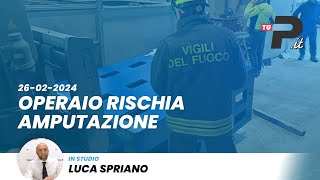 Tg Prealpinait 26022024  Incidente operaio rischia l’amputazione [upl. by Ayhtnic]