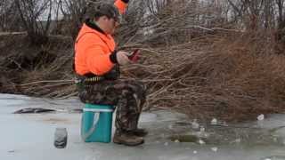 Winter Ice Fishing Mongolia [upl. by Brandy]