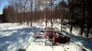 Grooming with a 1973 Thiokol 2100 in Northwood NH [upl. by Jori]