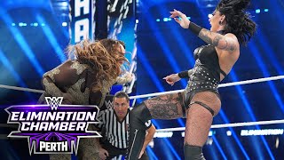 Rhea Ripley vs Nia Jax – Women’s World Championship Match WWE Elimination Chamber 2024 highlights [upl. by Julee]