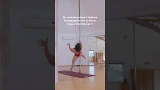 Die Voranmeldung fürs Yoga amp Pole Retreat ist ab sofort geöffnet 🫶 yoga poledance flyandflow [upl. by Aihsotal467]